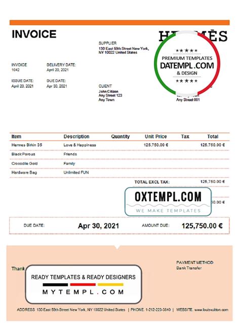 hermes receipt template|home depot receipt template.